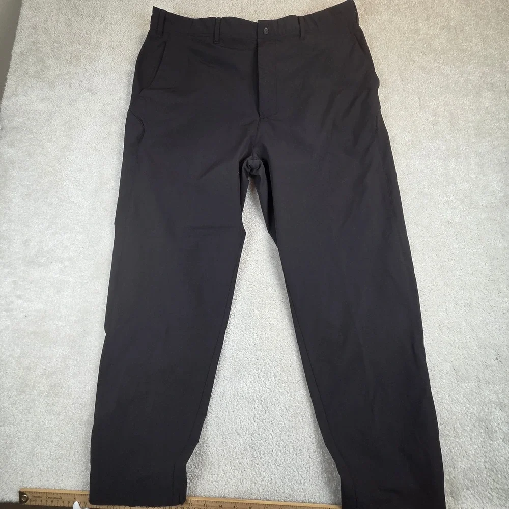 RLX Ralph Lauren Mens Black Performance Golf Pants Size 37x27